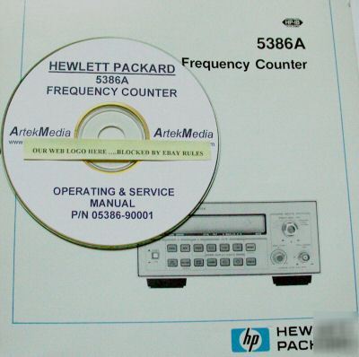 Hp 5386A operating & service manual