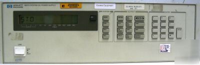 Hp 6627A system dc power supply quad output