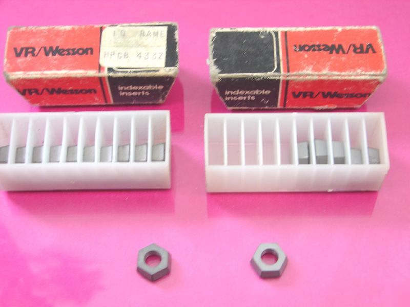 New 17 vr / wesson carbide inserts rame hpgb 433Z