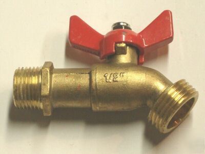 #VA23 - cast brass boiler drain 1/2