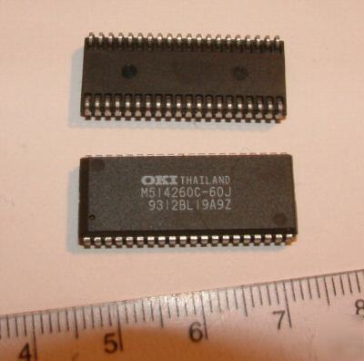 5X memory oki MSM514260C-60J 8MBIT ram, 16 bits word