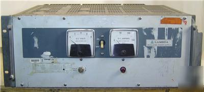 Lambda regulated power supply 0-8 vac, 0-150 a rack mt.