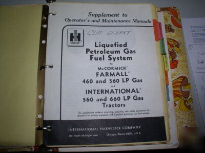 Liquified petrolium fuel system manual 460,560, & 660