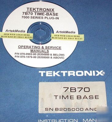 Tek 7B70 ops / service manuals ( early & late ser.#'s)