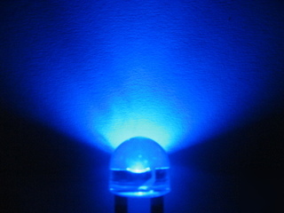 10PCS x 10MM high power blue led 4 lumens @150MA 0.5W