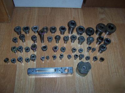 50 drill bushings -rotate drill bar -drill cup-thinwall