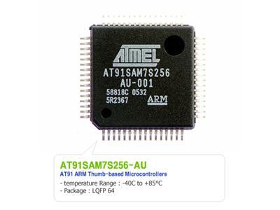 Atmel ARM7TDMI cpu AT91SAM7S256 256K flash 64K sram