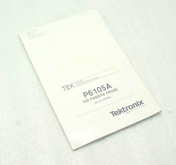 Tektronix P6105A 10X passive probe manual