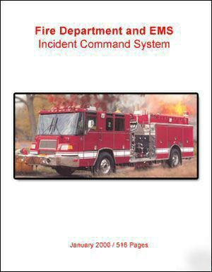 Fire department & ems - ics sop cd/dvd firefighter ems