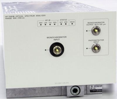 Hp agilent 70951B optical spectrum analyzer 600 1700 nm