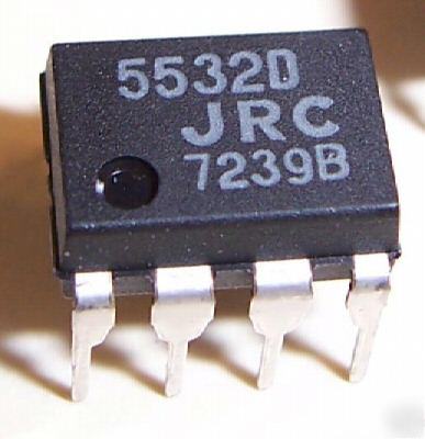 Jrc 5532D dual low noise op-amp 8-pin dip ( 10-pack )