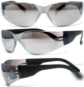 Bulldog safety glasses, sunglasses silver mirror lens