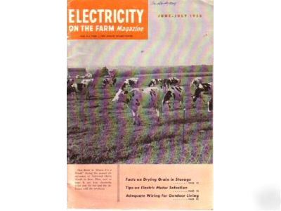 Electricity farm rural magazine 1958 arnold obermiller