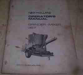 New holland 357 grinder mixer operator's manual used