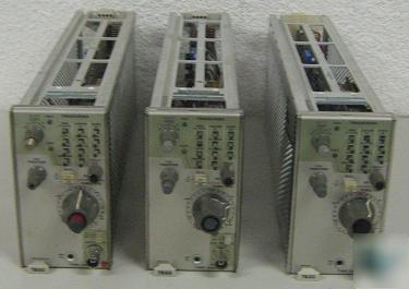 Lot of 3 tektronix 7B80 time base plug-ins