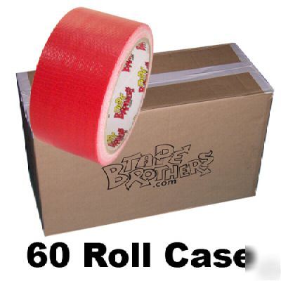 60 roll case of red duct tape 2