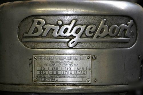 Bridgeport milling machine 9