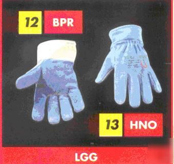 Firefighter gloves. leather. nfpa certified. size l