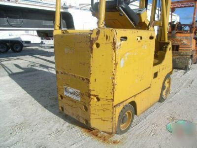 1987 tokyo electric forklift yellow 