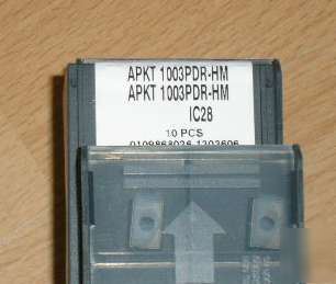 New 10 iscar inserts apkt 1003PDR- hm IC28