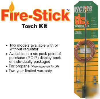 New victor 0384-1261 ht-500 fire-stickâ„¢ torch kit - 
