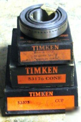 Tapered roller bearings ford truck part 53375 timken