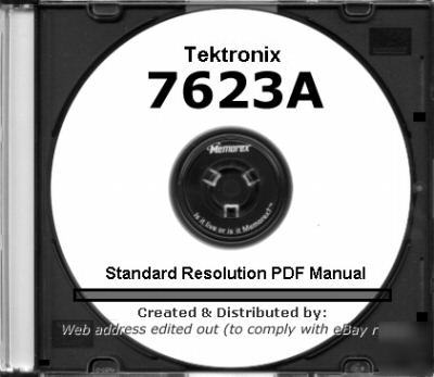 Tek tektronix R7623A service and operating tech manual