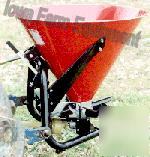 10BU,3PT poly pto fertilizer,seed,seeder,spreader