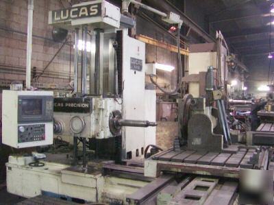 Lucas 441-b cnc horizontal machining center mill cat 50
