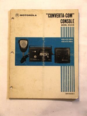 Motorola N1241B converta-com manual 68P81003C65-o