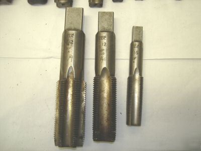 Set of taps with tap wrenches
