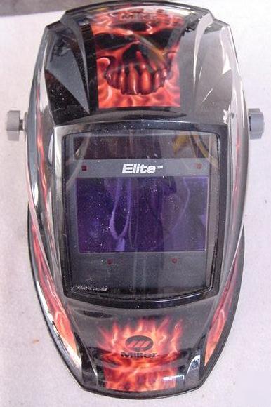 Miller elite series auto darkening welding helmet hood