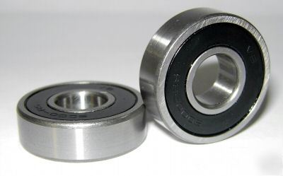 New (10) 6000RS ball bearings, 10X26X8 mm, lot