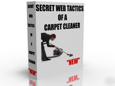 Secret web tactics for your carpet cleaning business