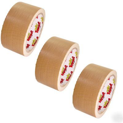 3 rolls tan duct tape 2