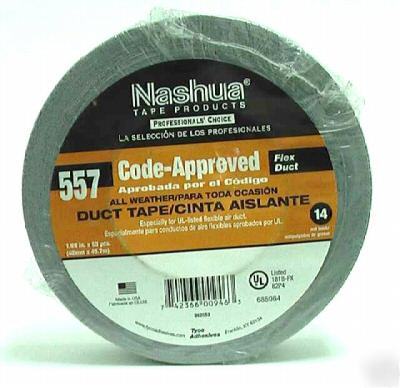 5 rolls of nashua code-approved all weather duct tape