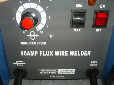 90 amp flux wire welder no wow 