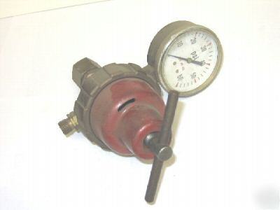Airco gas torch set regulator gauge 60 psi gage lh