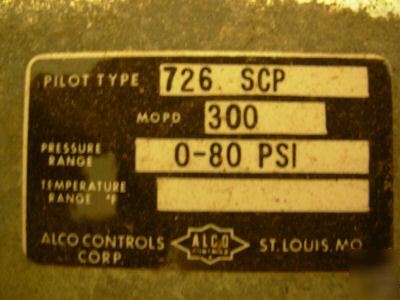 Alco controls pressure regulator w/ pilot FA8-12H 