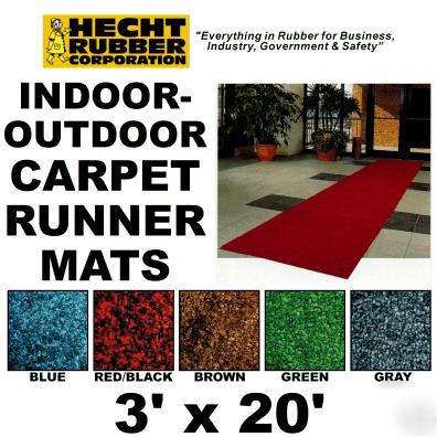 3 x 20 carpet entrance runner mat indoor outdoor office