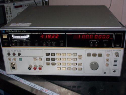 Hp 3586C rf microwave selective level meter w/ opt 004