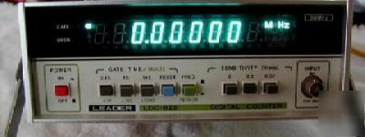 Leader ldc-822 80 mhz digital counter LDC822 