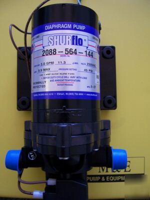 New shurflo diaphragm pump 2088-564-144 