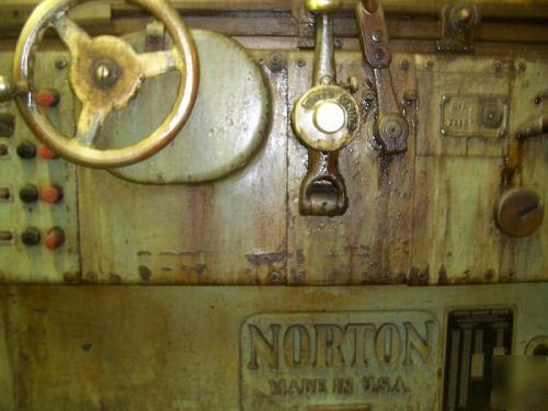 Norton 6â€ x 30â€ plain cylindrical grinder type c 