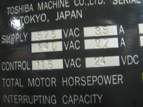 Toshiba isg-190N 190T plastic injection molding machine