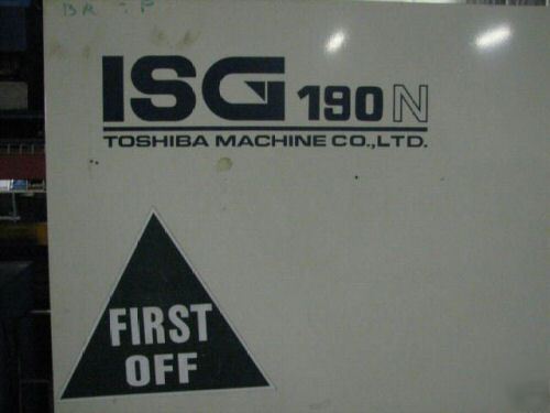 Toshiba isg-190N 190T plastic injection molding machine