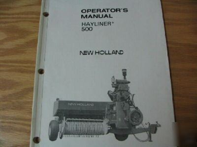  - New-holland-hayliner-500-baler-operators-manual-pic