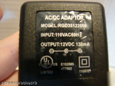 Ac/dc adaptor rgd 3512000 #27