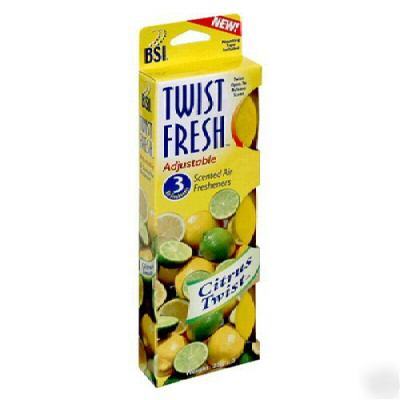 Citrus twist 3 fresh adjustable scented air fresheners