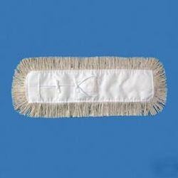 Industrial dust mop head-4-ply cotton-18 x 3- lot of 3